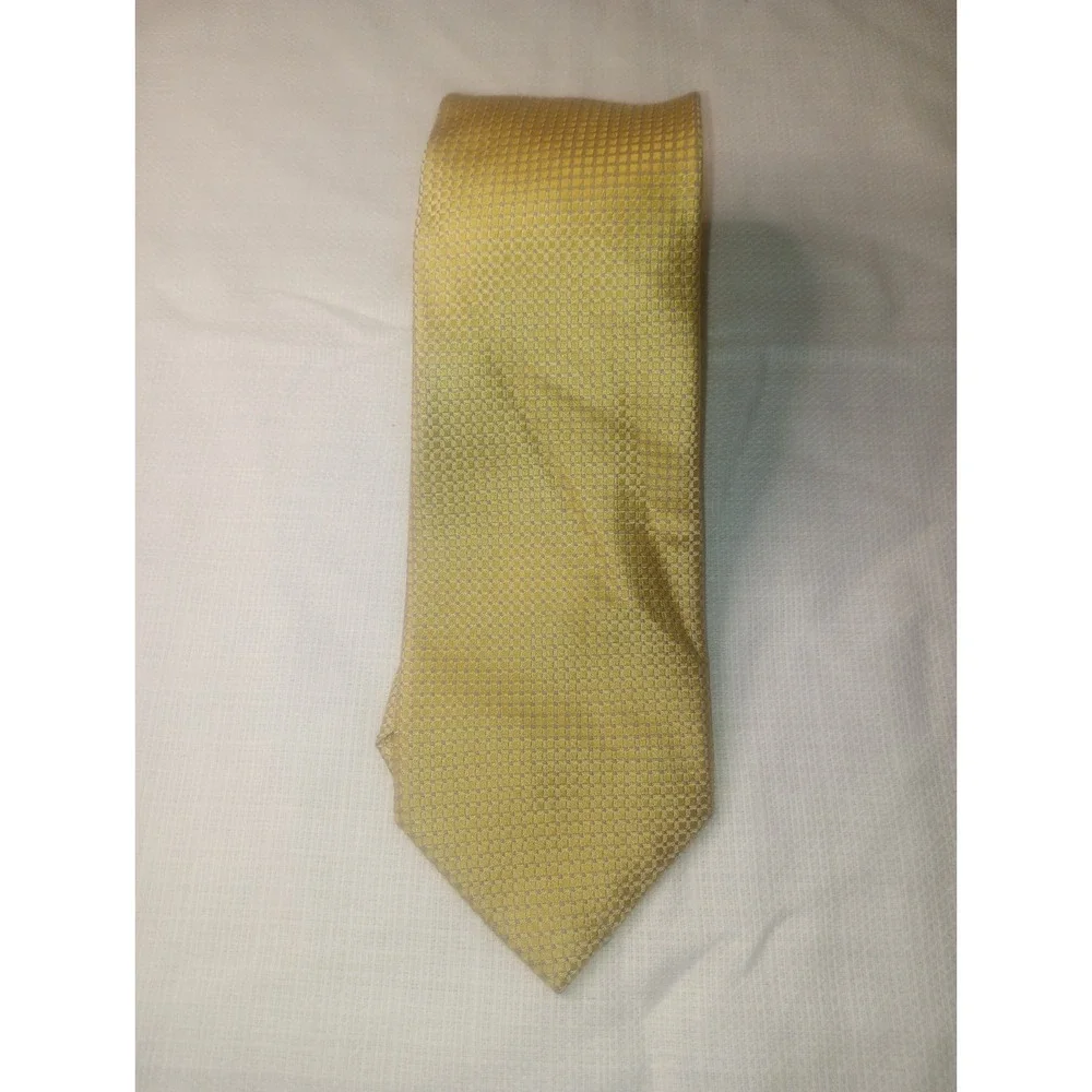 Croft And‎ Barrow 2pk Neck Ties Red And Yellow Silk China